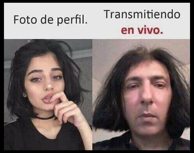 Meme Foto de perfil - transmitiendo Meme chistes de feos