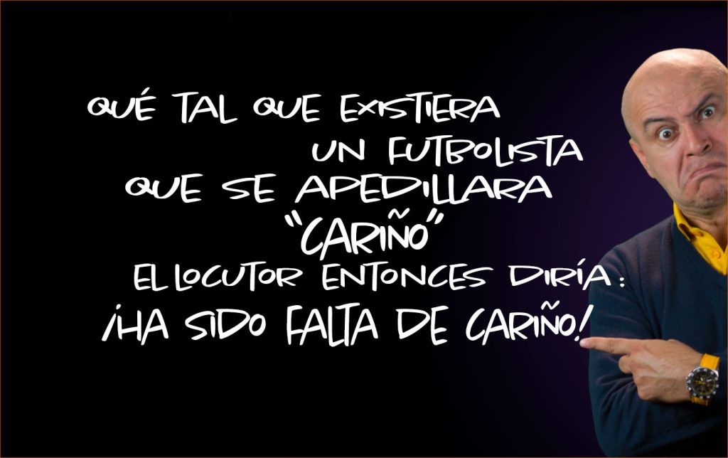 Chiste de fútbol falta de cariño Meme de fútbol